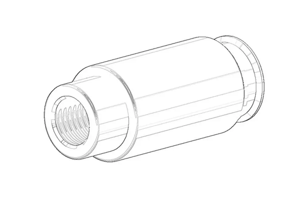 DORNBRACHT Halter Brausegabel ERSATZTEILE 081762550 D. 18 x 42 mm Weiß matt, 081762550-10 Galeriebild 1